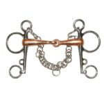 BOCADO PELHAM INOX CON EMBOCADURA DE COBRE