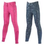 PANTALÓN DE NIÑA DASLO PRINT CON BRILLANTES