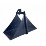 ESTRIBO VAQUERO FRAGUA CARACOLILLO ABATIBLE INOX PAVONADO 23cm