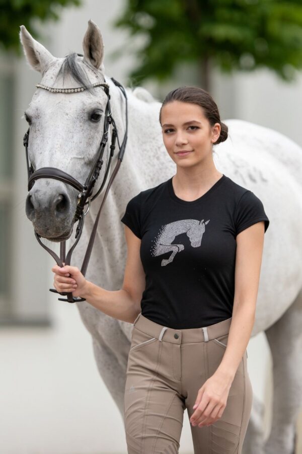 CAMISETA ALGODÓN JUMPING STAR MUJER MANGA CORTA