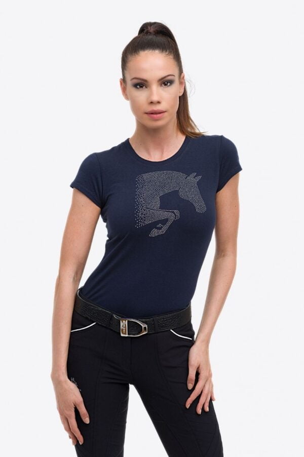 CAMISETA ALGODÓN JUMPING STAR MUJER MANGA CORTA