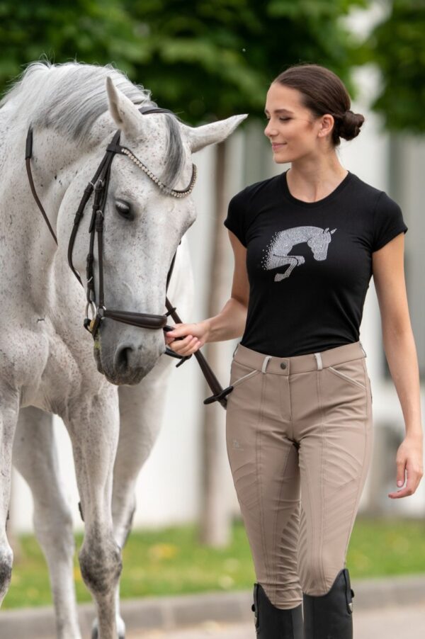 CAMISETA ALGODÓN JUMPING STAR MUJER MANGA CORTA