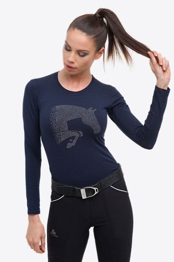 CAMISETA ALGODÓN JUMPING STAR MUJER MANGA LARGA