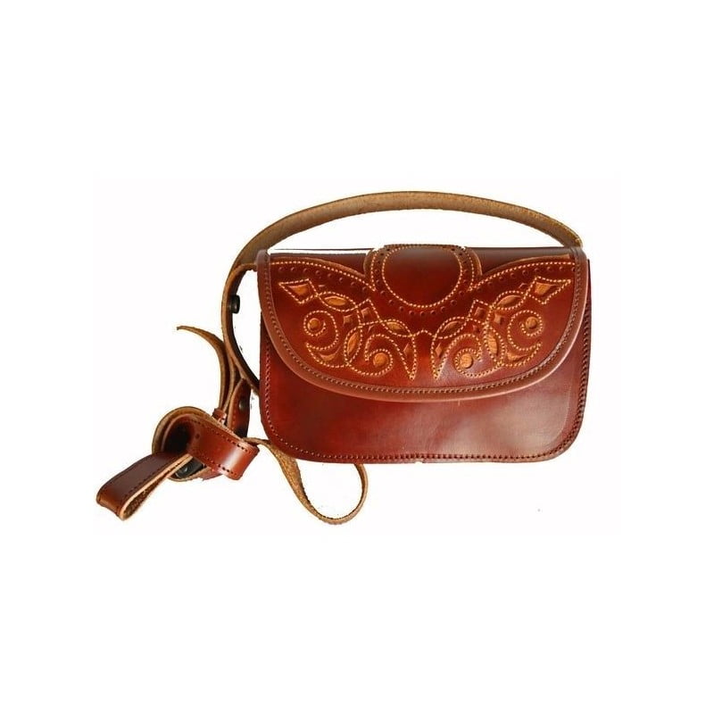 BOLSO AMAZONA PICADO MARRÓN