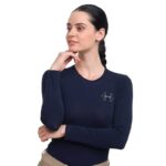 CAMISETA HÍPICA PARA MUJER DE ALGODÓN BIT MANGA LARGA