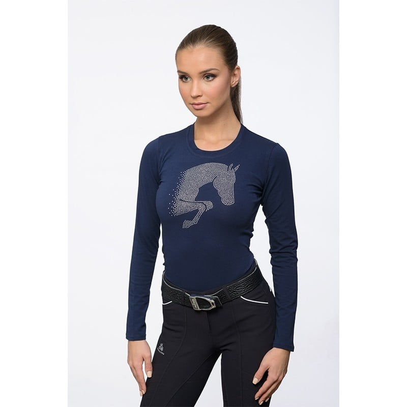 CAMISETA ALGODÓN JUMPING STAR MUJER MANGA LARGA