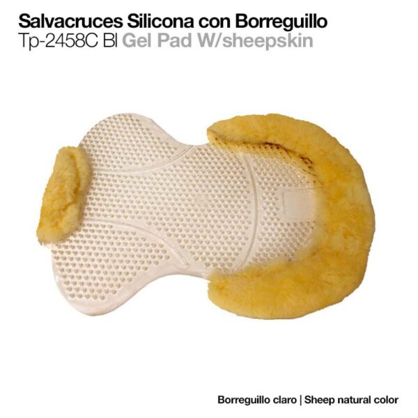 SALVACRUCES SILICONA CON BORREGUILLO TP-2458C BLANCO