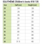 BOTA INGLESA NIÑOS EQUITHEME
