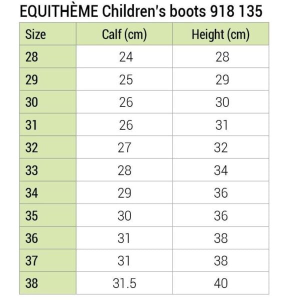 BOTA INGLESA NIÑOS EQUITHEME