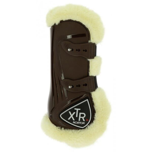 PROTECTORES DE TENDÓN ABOTONADAS NORTON "XTR" DE BORREGUILLO SINTÉTICO