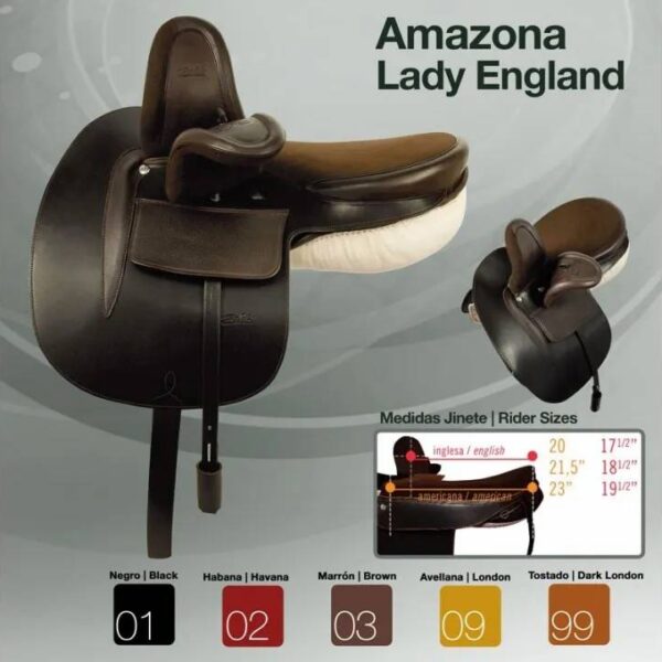 SILLA ZALDI AMAZONA LADY ENGLAND