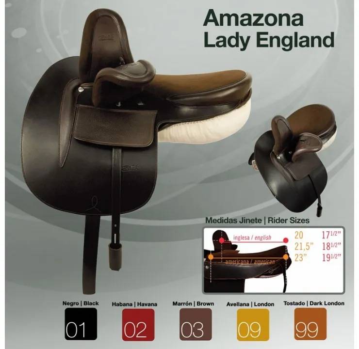 SILLA ZALDI AMAZONA LADY ENGLAND