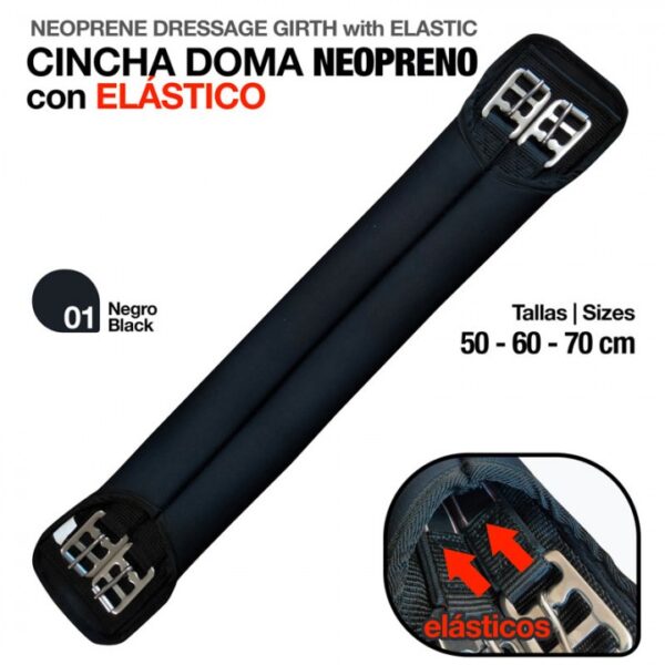 CINCHA DOMA NEOPRENO CON ELÁSTICO