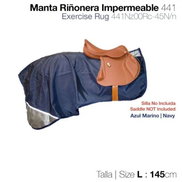 MANTA RIÑONERA IMPERMEABLE 441 AZUL L