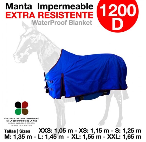 MANTA IMPERMEABLE RESISTENTE 1200D