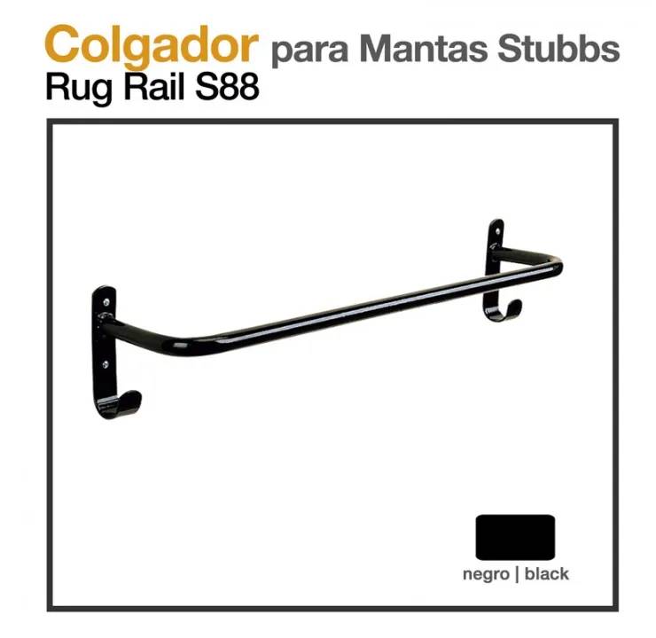 COLGADOR PARA MANTAS STUBBS S88 NEGRO