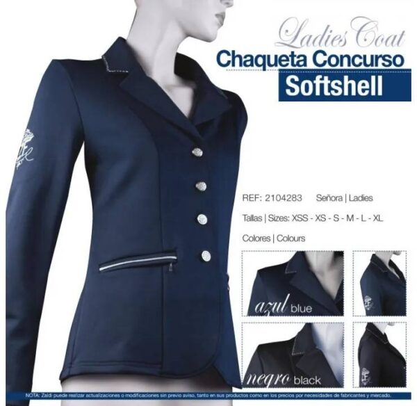 CHAQUETA DE CONCURSO SOFTSHELL LADIES