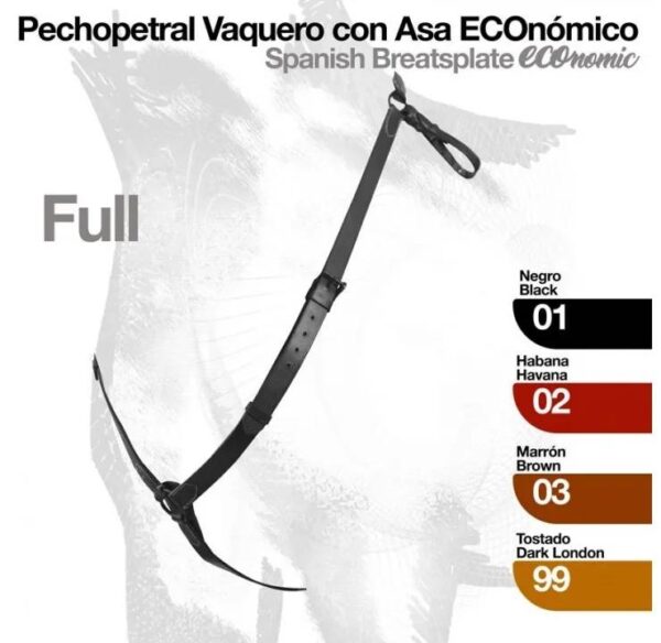 PECHOPETRAL VAQUERO CON ASA ECO