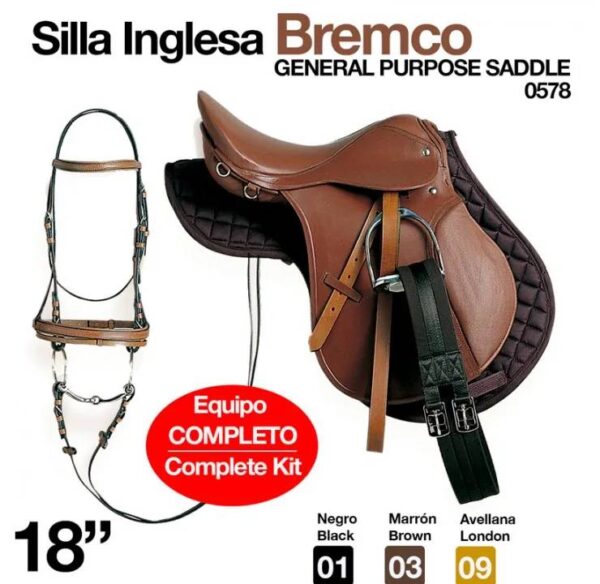 SILLA INGLESA BREMCO (EQUIPO COMPLETO)