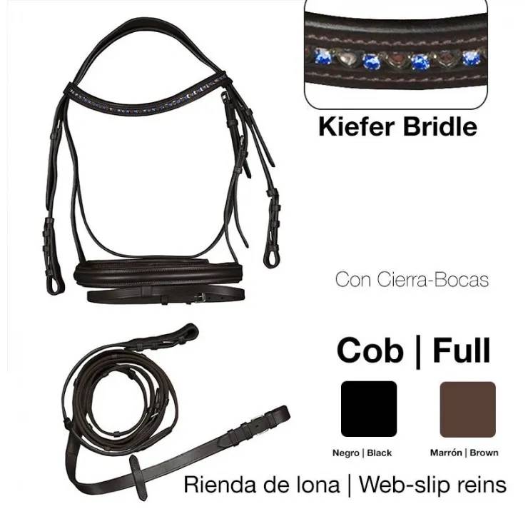 CABEZADA MONTAR RIENDA LONA