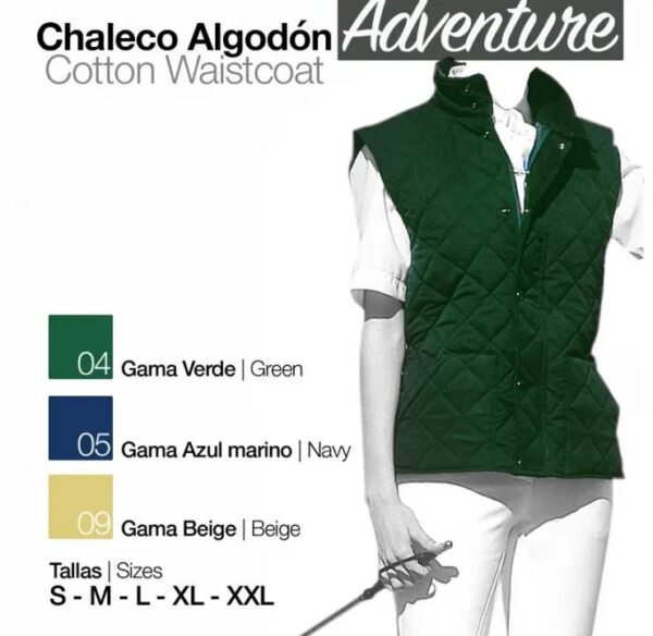 CHALECO ALGODÓN ADVENTURE