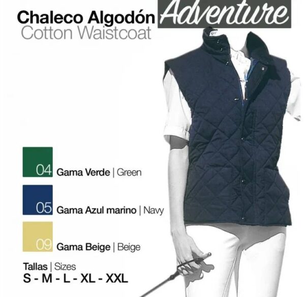 CHALECO ALGODÓN ADVENTURE